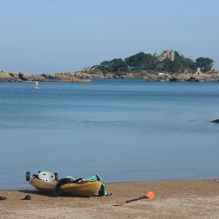 Appt Guirec Sur Trestraou Et Cote Granit Rose Διαμέρισμα Perros-Guirec